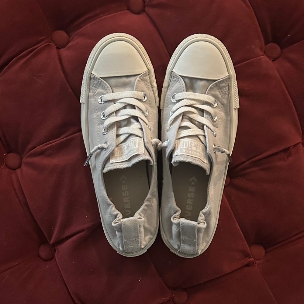 Converse Light Gray Sneakers with White Details